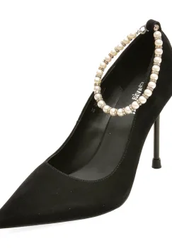 Pantofi eleganti FLAVIA PASSINI negri, H2282, din piele intoarsa imagine
