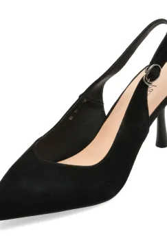 Pantofi eleganti FLAVIA PASSINI negri, M8, din piele intoarsa imagine