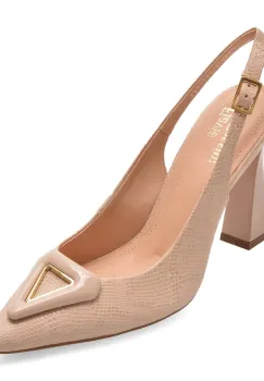 Pantofi eleganti FLAVIA PASSINI nude, 1152835, din piele naturala imagine