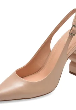 Pantofi eleganti FLAVIA PASSINI nude, 1484843, din piele naturala imagine