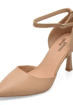 Pantofi eleganti FLAVIA PASSINI nude, A181, din piele naturala imagine