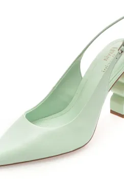 Pantofi eleganti FLAVIA PASSINI verzi, 1484843, din piele naturala imagine