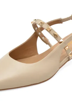 Pantofi eleganti GOLD DEER bej, 432120, din piele naturala imagine