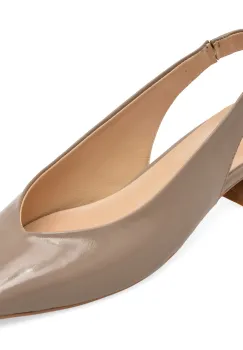 Pantofi eleganti GOLD DEER gri, 3203024, din piele naturala lacuita imagine