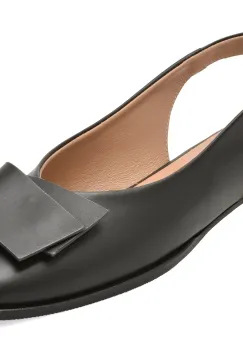 Pantofi eleganti GOLD DEER negri, 420923, din piele naturala imagine