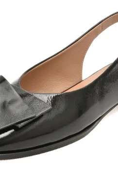 Pantofi eleganti GOLD DEER negri, 420923, din piele naturala lacuita imagine