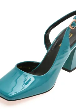 Pantofi eleganti GRYXX albastri, 2033, din piele naturala lacuita imagine