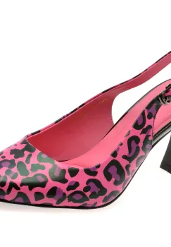 Pantofi eleganti GRYXX fucsia, H814, din piele naturala imagine