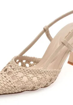 Pantofi eleganti LAURA BIAGIOTTI bej, 8973, din piele ecologica imagine