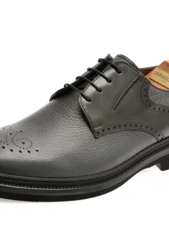 Pantofi eleganti LE COLONEL gri, 61722, din piele naturala imagine