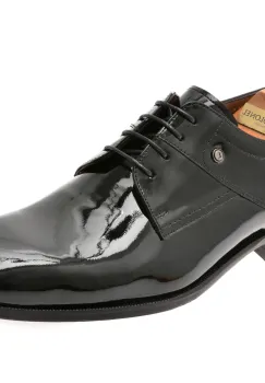 Pantofi eleganti LE COLONEL negri, 48496, din piele naturala lacuita imagine