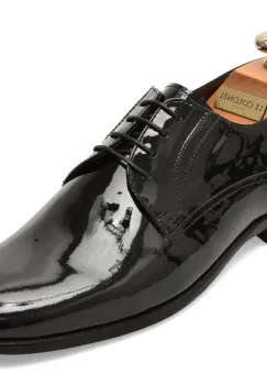 Pantofi eleganti LE COLONEL negri, 60551, din piele naturala lacuita imagine