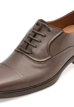 Pantofi eleganti OTTER maro, E301, din piele naturala imagine