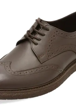 Pantofi eleganti OTTER maro, PLT2, din piele naturala imagine
