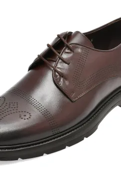 Pantofi eleganti OTTER maro, RG01, din piele naturala imagine