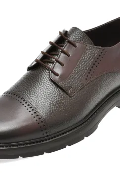 Pantofi eleganti OTTER maro, RG02, din piele naturala imagine