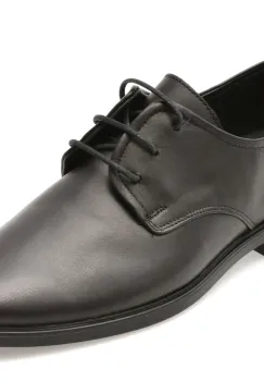 Pantofi eleganti OTTER negri, 1453, din piele naturala imagine