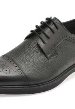 Pantofi eleganti OTTER negri, 30008, din piele naturala imagine