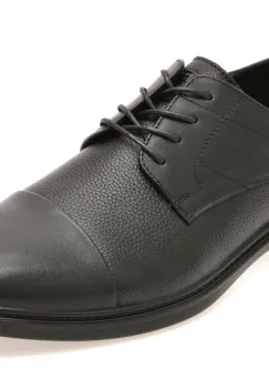 Pantofi eleganti OTTER negri, 5670110, din piele naturala imagine