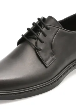 Pantofi eleganti OTTER negri, A606, din piele naturala imagine