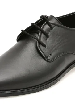 Pantofi eleganti OTTER negri, DD611, din piele naturala imagine