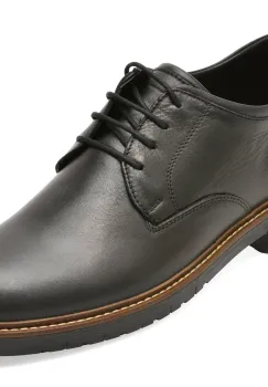Pantofi eleganti OTTER negri, E293, din piele naturala imagine