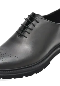 Pantofi eleganti OTTER negri, FH2011, din piele naturala imagine