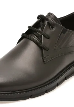 Pantofi eleganti OTTER negri, TTR1, din piele naturala imagine