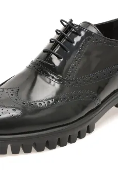 Pantofi eleganti RELAX negri, 5811A, din piele naturala imagine