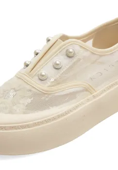 Pantofi EPICA bej, 298, din material textil imagine