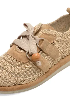 Pantofi EPICA bej, 3432613, din material textil imagine