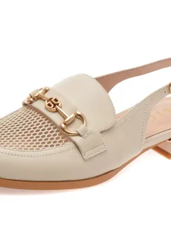 Pantofi EPICA bej, H102, din piele naturala imagine