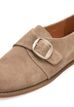 Pantofi EPICA gri, 1581G16, din nabuc imagine