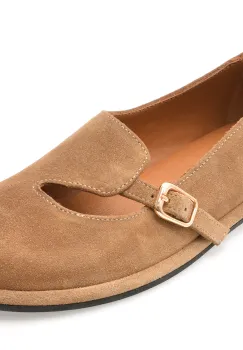 Pantofi EPICA maro, 1614033, din piele intoarsa imagine
