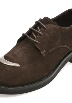 Pantofi EPICA maro, 2157221, din piele intoarsa imagine