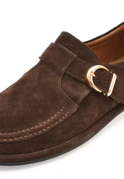 Pantofi EPICA maro, 2184038, din piele intoarsa imagine
