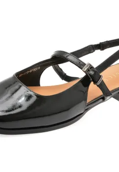 Pantofi EPICA negri, 1081G11, din piele naturala lacuita imagine