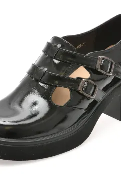Pantofi EPICA negri, 1209C20, din piele naturala lacuita imagine