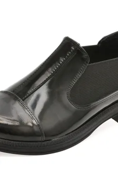 Pantofi EPICA negri, 146A266, din piele naturala lacuita imagine