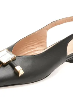 Pantofi EPICA negri, 1474490, din piele naturala imagine