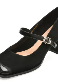 Pantofi EPICA negri, 1F7096, din piele intoarsa imagine
