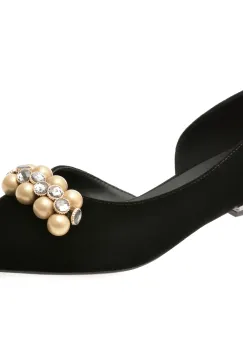 Pantofi EPICA negri, 26S1330, din material textil imagine