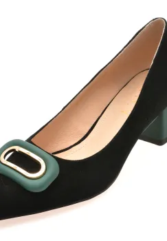 Pantofi EPICA negri, 31190, din piele intoarsa imagine