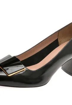 Pantofi EPICA negri, 5411076, din piele naturala lacuita imagine