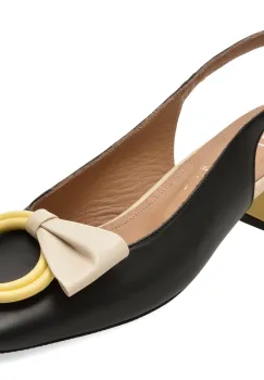 Pantofi EPICA negri, 669B712, din piele naturala imagine