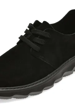 Pantofi EPICA negri, 80060, din piele intoarsa imagine
