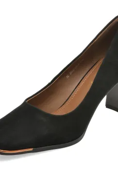 Pantofi EPICA negri, 918K685, din piele intoarsa imagine