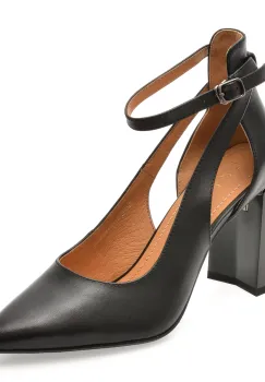 Pantofi EPICA negri, A110, din piele naturala imagine