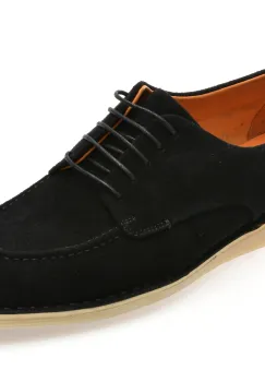 Pantofi EPICA negri, B463, din piele intoarsa imagine
