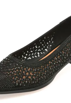 Pantofi EPICA negri, EB698, din piele intoarsa imagine